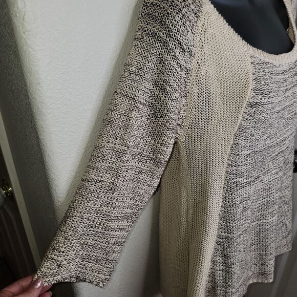 One World Chunky Knit scooped neck sweater Size Large - Picture 4 of 7